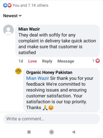 REVIEWS 5 STAR THE ORGANIC STORE IN PAKISTAN